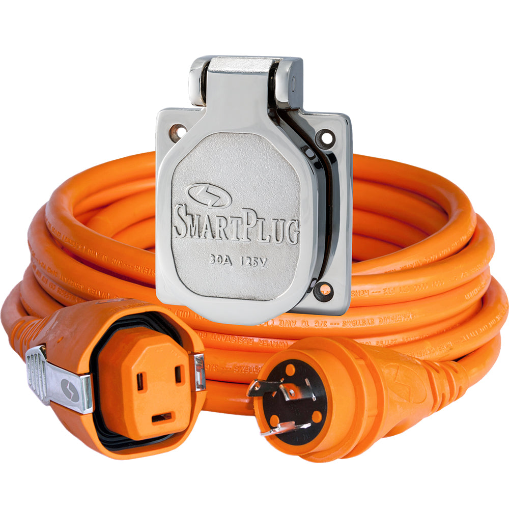 SmartPlug 30 Amp 50' Cordset with Stainless Steel - No Thermostat - C30503BM30NT