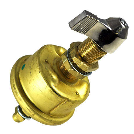 Cole Hersee Single Pole Brass Marine Battery Switch - 175 Amp - Continuous 1000 Amp Intermittent - M-284-BP