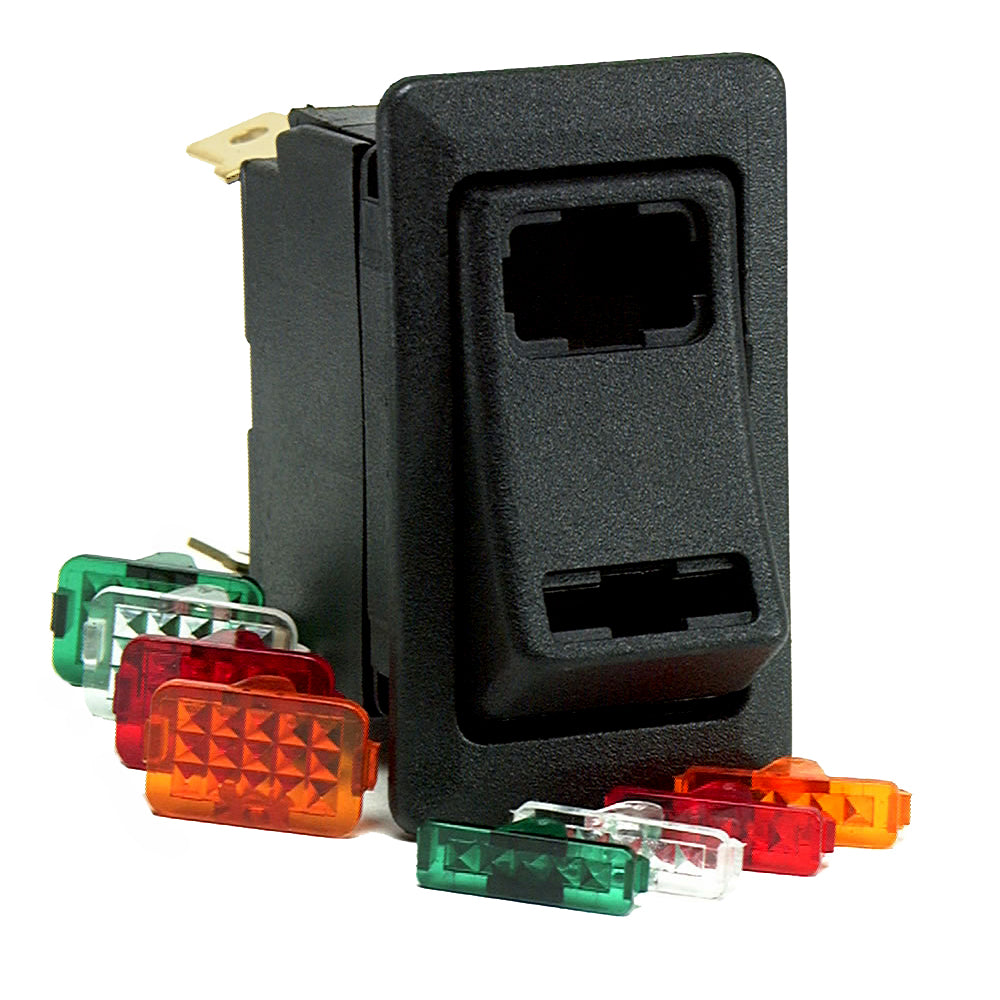 Cole Hersee Lighted Rocker Switch SPDT On-Off-On 4 Blade - 58328-103-BP