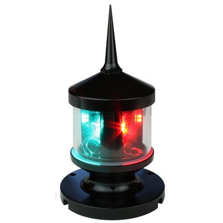 Lunasea Tri-Color/Anchor/Strobe LED Navigation Light - LLB-53BK-01-00