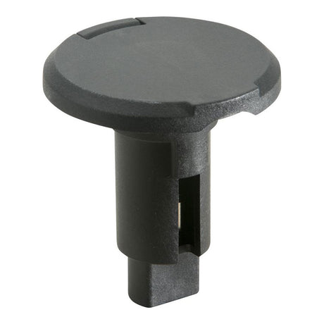 Attwood LightArmor Plug-In Base - 2 Pin - Black - Round - 910R2PB-7