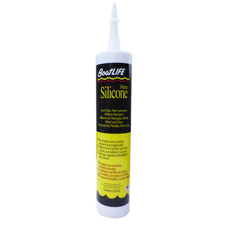 BoatLIFE Silicone Rubber Sealant Cartridge - White - 1151