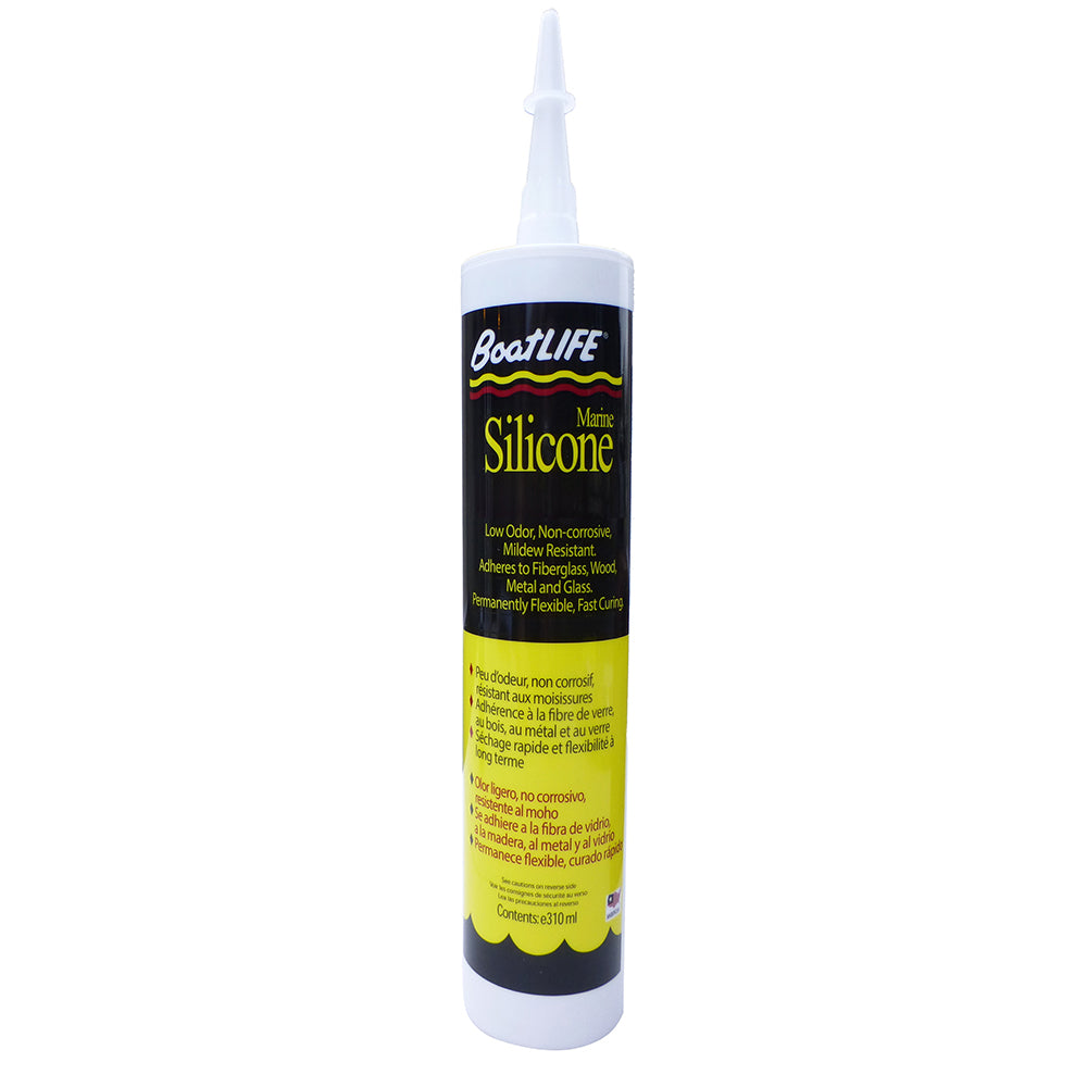 BoatLIFE Silicone Rubber Sealant Cartridge - Black - 1152