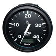 Faria Tachometer Heavy-Duty Tachometer w/Hourmeter (4000 RPM) (Diesel) (Mech Takeoff & Var Ratio Alt) - Black - 43001