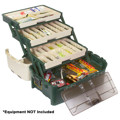 Plano Hybrid Hip 3-Tray Tackle Box - Forest Green - 723300