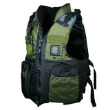 First Watch AV-800 Pro 4-Pocket Vest (USCG Type III) - Green/Black - 2XL/3XL - AV-800-GN-2XL/3XL