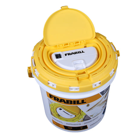Frabill Dual Fish Bait Bucket  with  Aerator Built-In - 4825