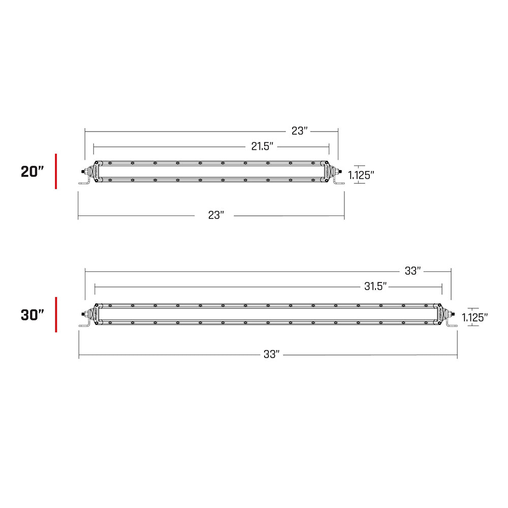 Rigid Industries SAE Compliant SR-SRS 20" Light Bar - Black - 920413