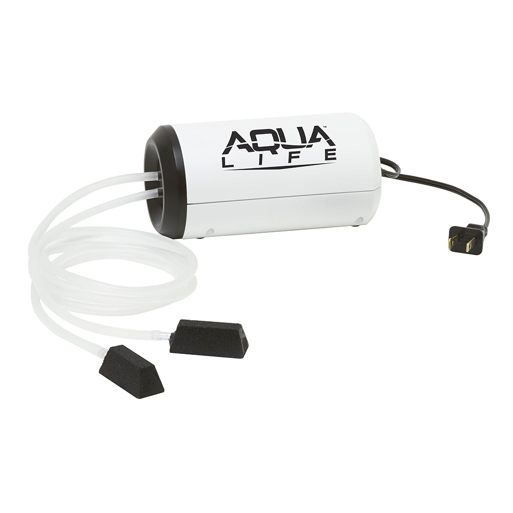 Frabill Aqua-Life Aerator Dual Output 110V Greater Than 25 Gallons - 14211
