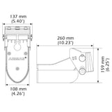 Airmar TM185C-HW High Frequency Wide Beam CHIRP Transom Mount 14-Pin Transducer for Humminbird - TM185C-HW-14HB