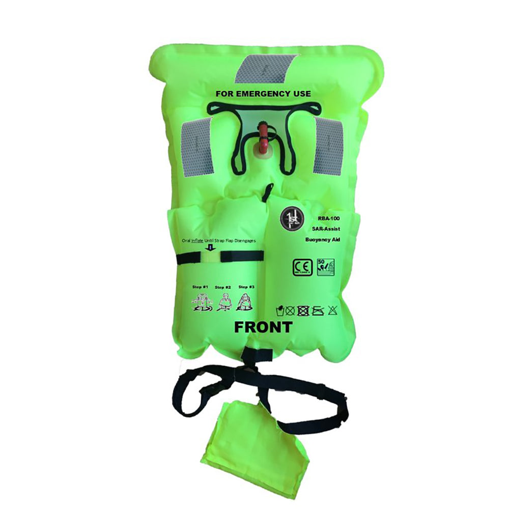 First Watch Micro Inflatable Emergency Vest - Hi-Vis Yellow - RBA-100