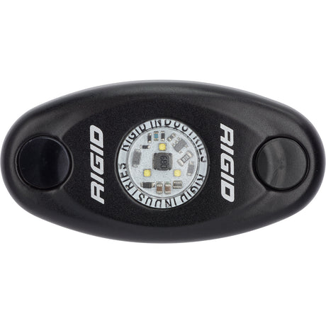 RIGID Industries A-Series Black Low Power LED Light - Single - Cool White - 480033