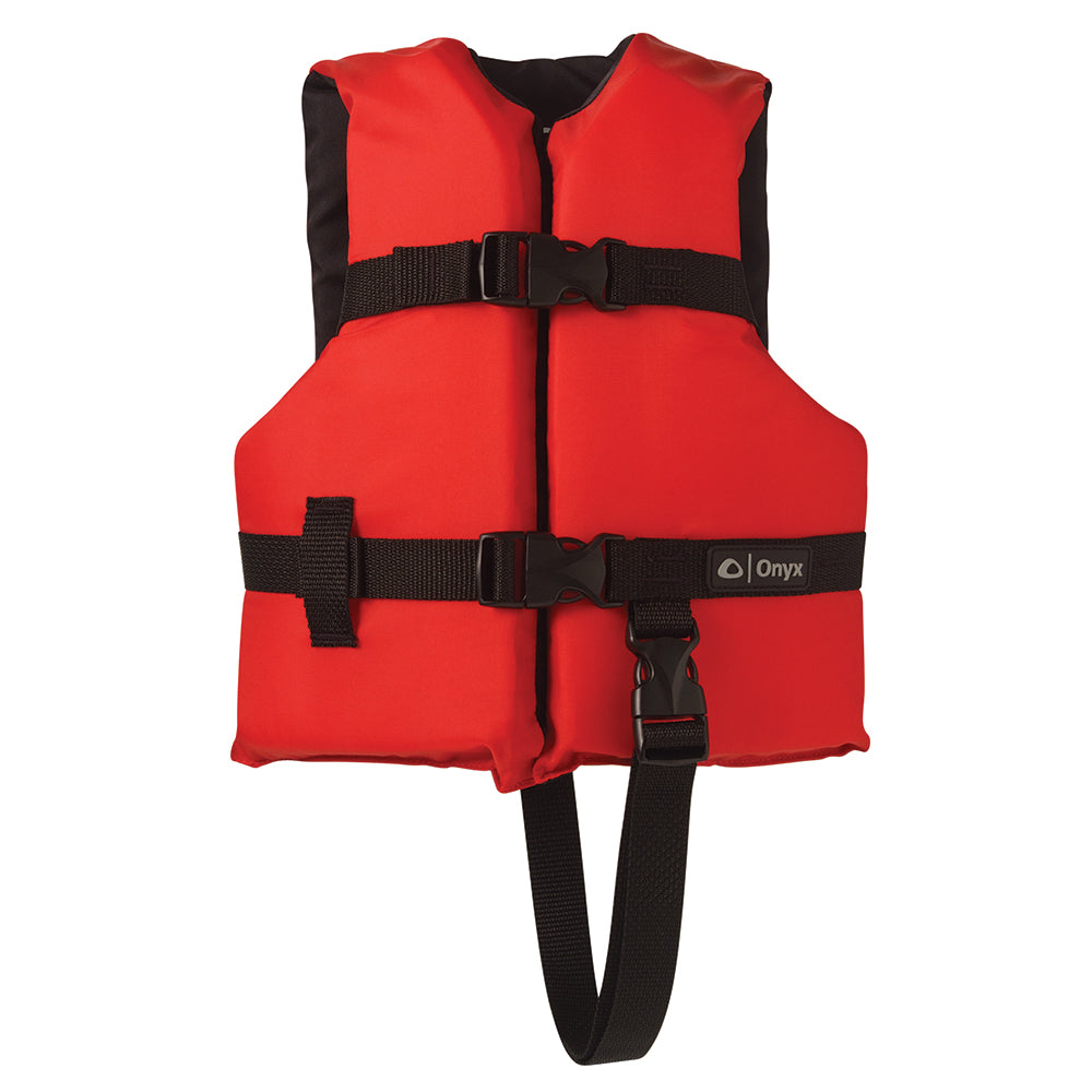 Onyx Nylon General Purpose Life Jacket - Child 30-50lbs - Red - 103000-100-001-12