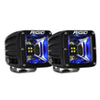 RIGID Industries Radiance Scene Lights - Surface Mount Pair - Black with Blue LED Backlight - 68201