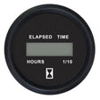 Faria 2" Digital Hourmeter Gauge - 12-32V - Euro Black - 12835