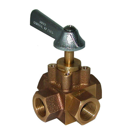 GROCO 1/2" 4-Port Tank Selector Valve - FV-450-X