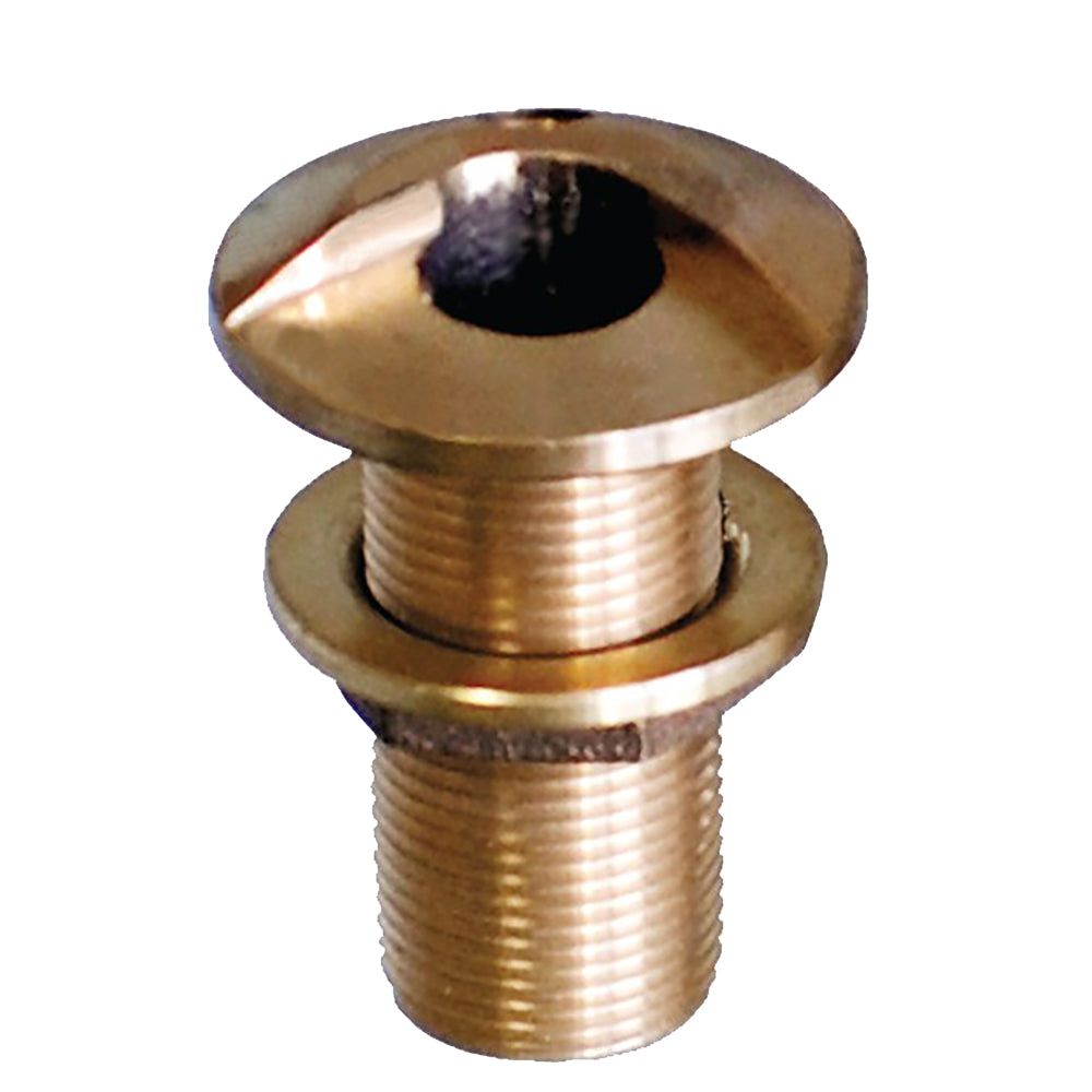 GROCO 1-1/2" Bronze High Speed Thru-Hull Fitting w/Nut - HSTH-1500-W