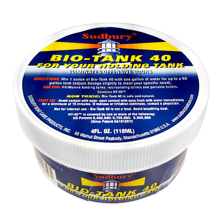 Sudbury Bio-Tank 40 Holding Tank Treatment - 4oz - 926