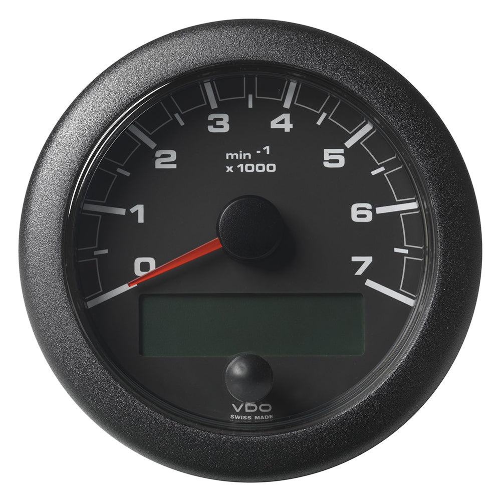 Veratron 3-3/8" (85mm) OceanLink NMEA 2000 Tach - 7000 RPM - Black Dial & Bezel - A2C1065810001