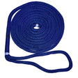 New England Ropes 3/8" X 25' Nylon Double Braid Dock Line - Blue with Tracer - C5053-12-00025