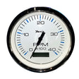 Faria 4" Tachometer with Hourmeter (4000 RPM) (Diesel) Mech. Takeoff & Var. Ratio Alt - 33834