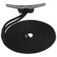 Sea-Dog Double Braided Nylon Dock Line - 3/8 inch x 50' - Black - 302110050BK-1