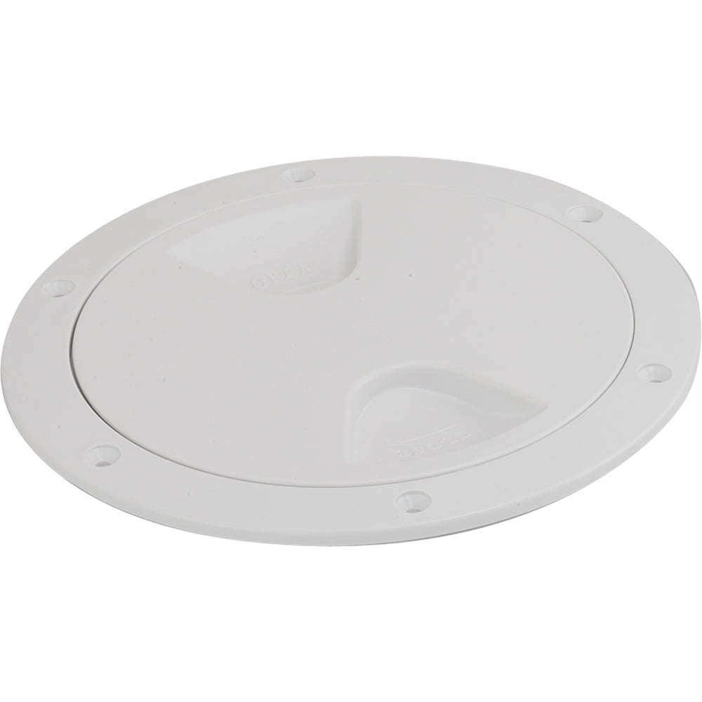 Sea-Dog Screw-Out Deck Plate - White - 5" - 335750-1