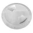 Sea-Dog Textured Quarter Turn Deck Plate - White - 5" - 336152-1