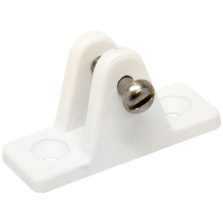 Sea-Dog Nylon Angled Deck Hinge - White - 273231-1