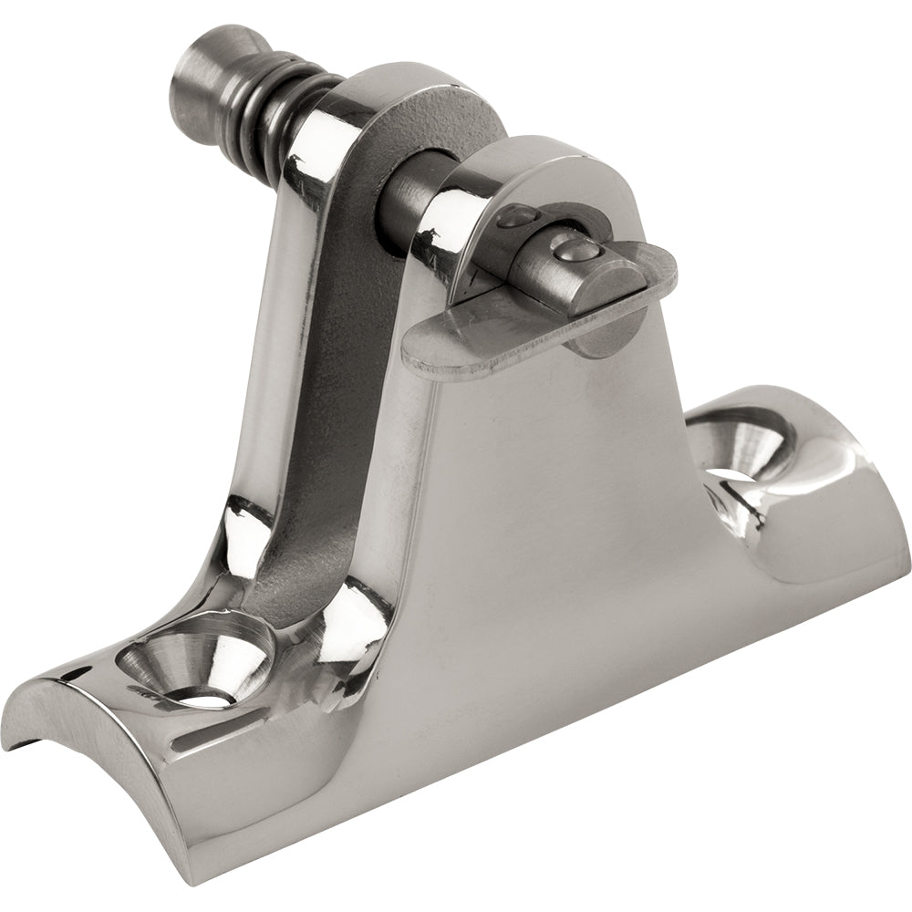 Sea-Dog Stainless Steel 90° Concave Base Deck Hinge - Removable Pin - 270245-1