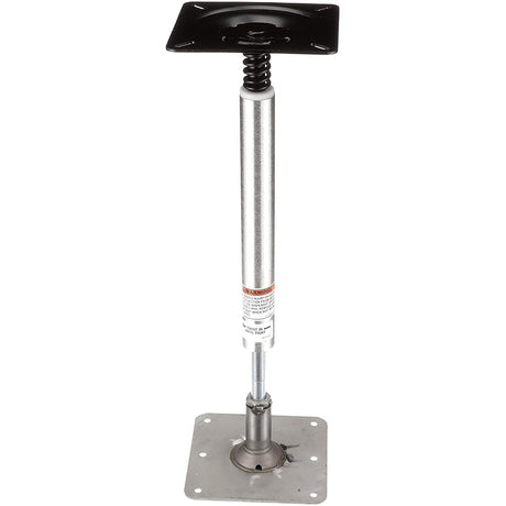 Attwood Pedestal Kit 13" Post 7" x 7" Stainless Steel Base Plate Threaded - 977339-T