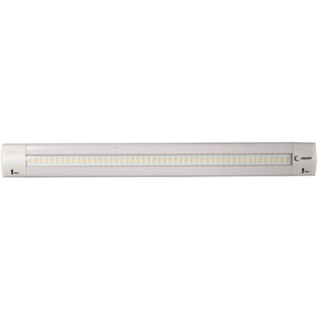Lunasea 12" Adjustable Angle LED Light Bar - with Push Button Switch - 12VDC - Warm White - LLB-32KW-01-M0