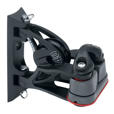 Harken 40mm Carbo Air Pivoting Lead Block with Aluminum Cam-Matic Cleat - 2156