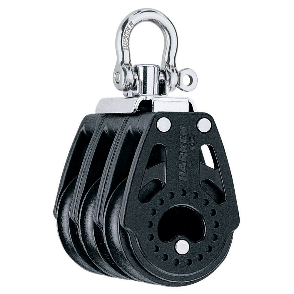 Harken 40mm Carbo Air Triple Swivel Block - 2640