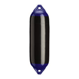 Polyform F-02 Twin Eye Fender 7.5" x 26" - Black - F-02-BLACK