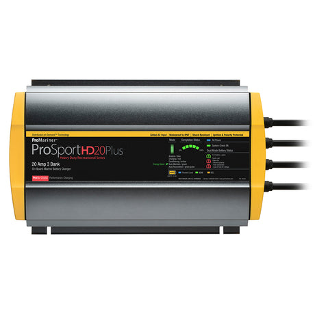 ProMariner ProSportHD 20 Plus Global Gen 4 - 20 Amp - 3 Bank Battery Charger - 44029