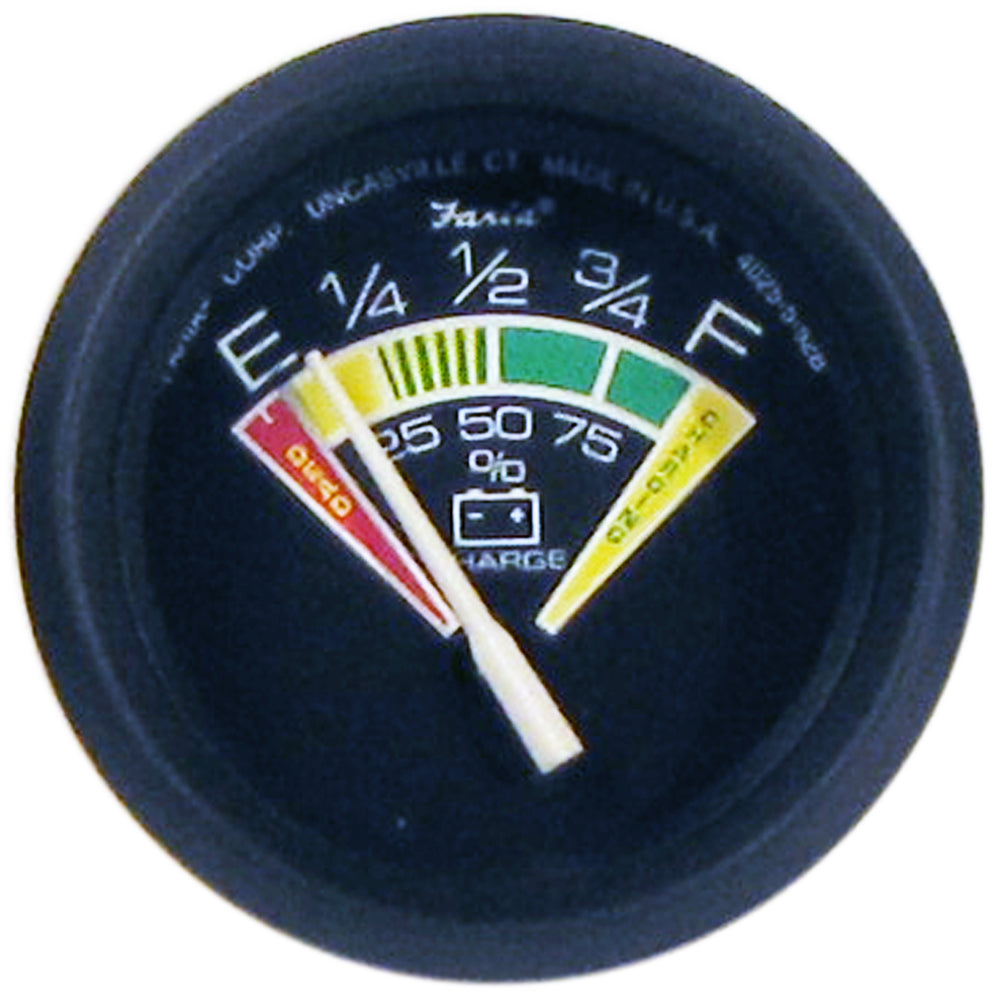 Faria Euro 2" Battery Condition Indicator - E to F - 12823
