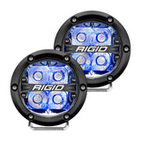 RIGID Industries 360-Series 4" LED Off-Road Spot Beam w/Blue Backlight - Black Housing - 36115