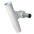 C. E. Smith Aluminum Horizontal Clamp-On Rod Holder 1-5/16" OD White - Powdercoat w/Sleeve - 53711