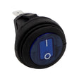 HEISE Rocker Switch - Illuminated Blue Round - 5-Pack - HE-BRS