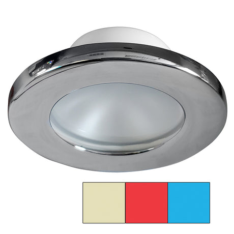 i2Systems Apeiron A3120 Screw Mount Light - Red, Warm White & Blue - Chrome Finish - A3120Z-11HCE