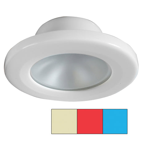i2Systems Apeiron A3120 Screw Mount Light - Red, Warm White & Blue - White Finish - A3120Z-31HCE