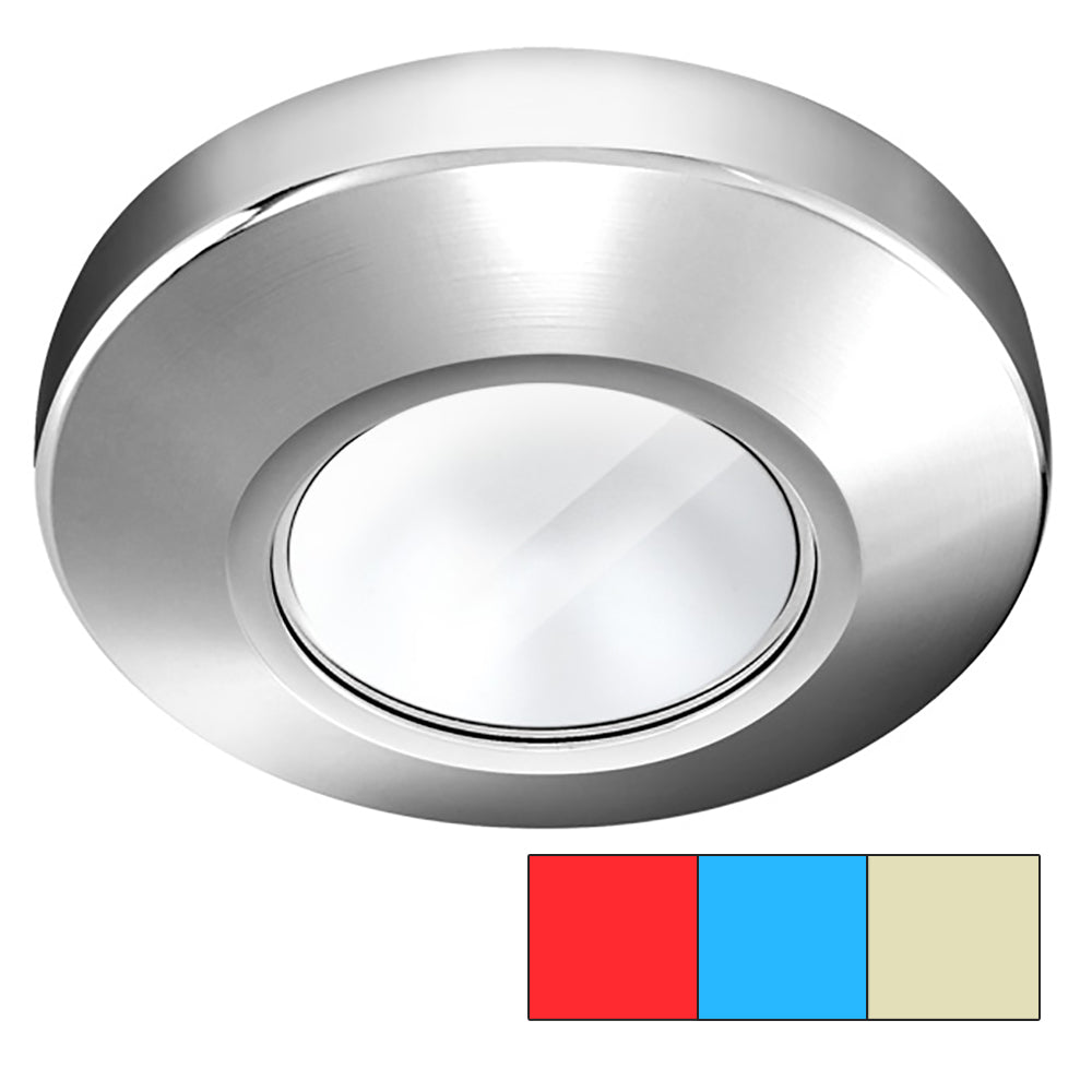 i2Systems Profile P1120 Tri-Light Surface Light - Red, Warm White & Blue - Chrome Finish - P1120Z-11HCE