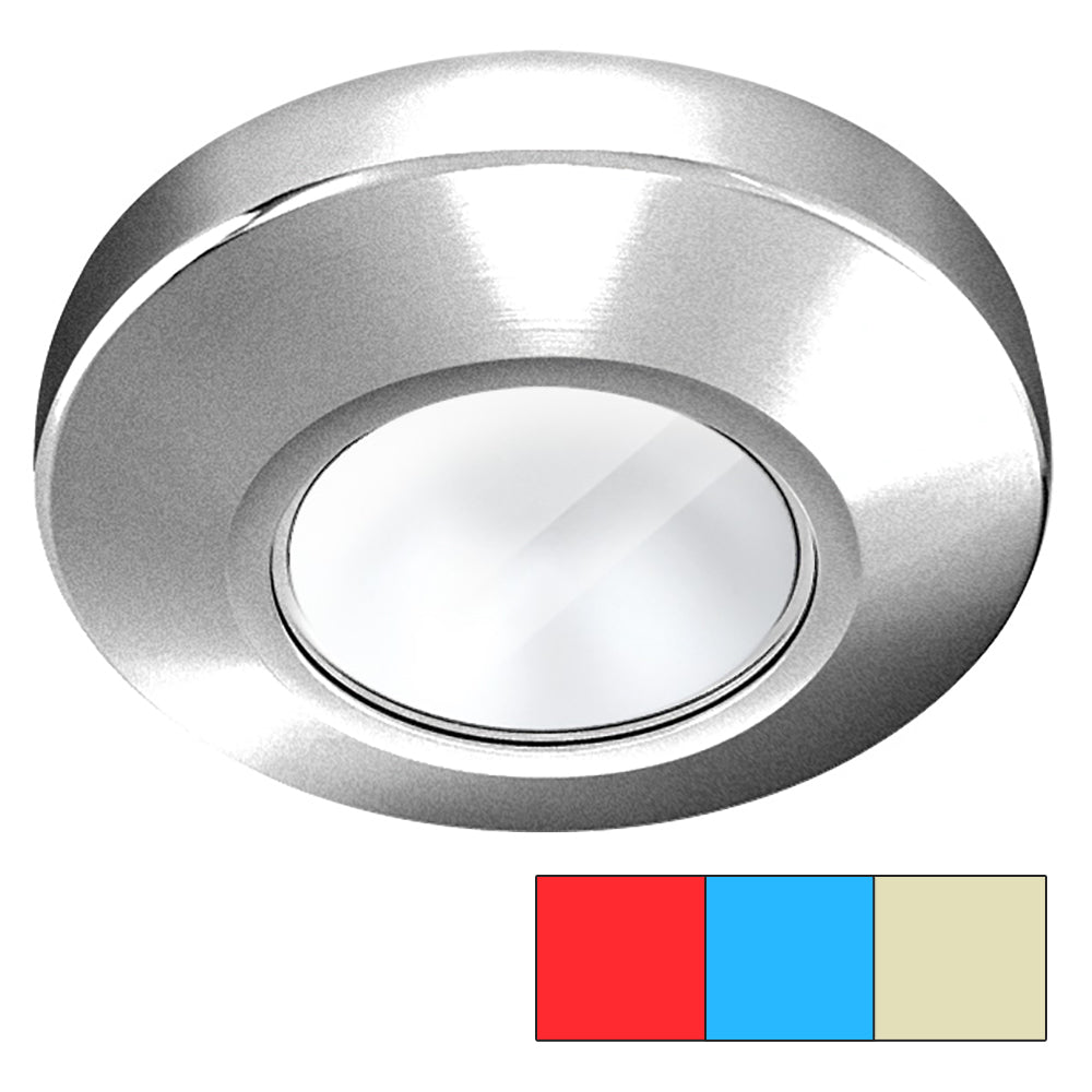 i2Systems Profile P1120 Tri-Light Surface Light - Red, Warm White & Blue - Brushed Nickel Finish - P1120Z-41HCE