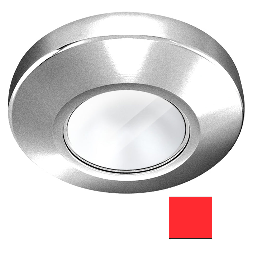 i2Systems Profile P1100 1.5W Surface Mount Light - Red - Brushed Nickel Finish - P1100Z-41H