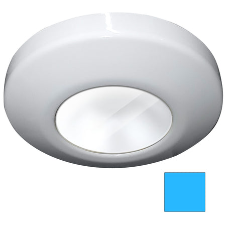 i2Systems Profile P1100 1.5W Surface Mount Light - Blue - White Finish - P1100Z-31E