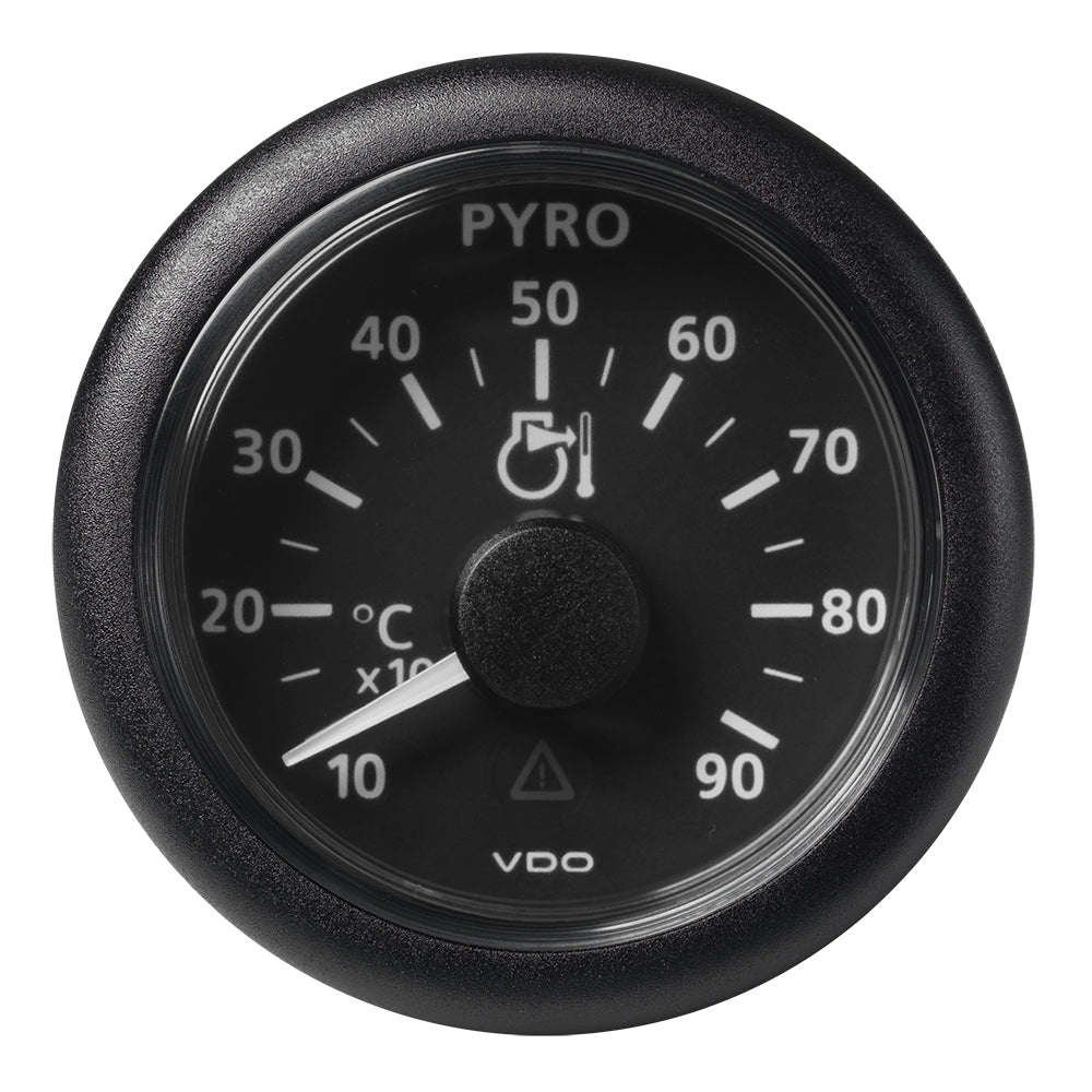 VDO Marine 2-1/16" (52mm) Viewline Pyrometer - 900 DegreeC/1650 DegreeF - 8 to 32V - Black Dial & Bezel - A2C59512332