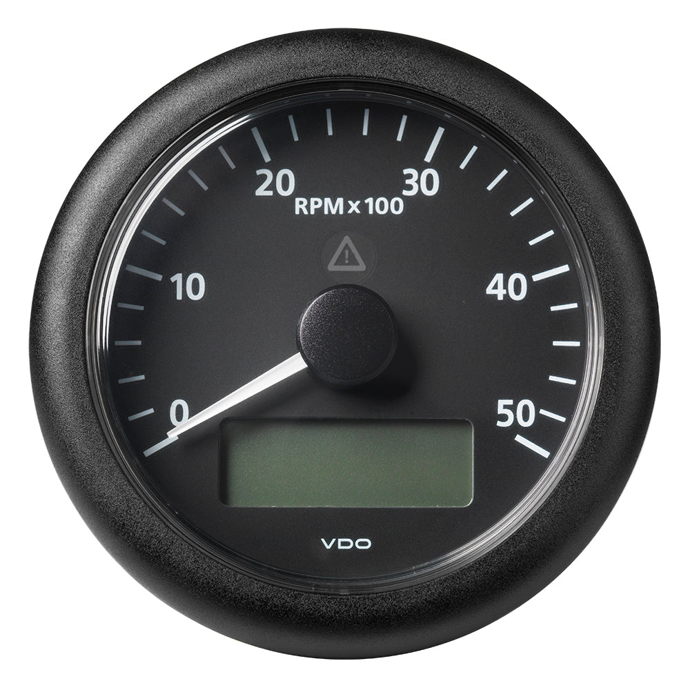 VDO Marine 3-3/8" (85 mm) ViewLine Tachometer with Multi-Function Display - 0 to 5000 RPM - Black Dial & Bezel - A2C59512392