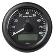 VDO Marine 3-3/8" (85 mm) ViewLine Tachometer with Multi-Function Display - 0 to 8000 RPM - Black Dial & Bezel - A2C59512395