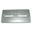 Tecnoseal Aluminum Plate Anode - 12" x 6" x 1/2" - TEC-DIVERS-AL